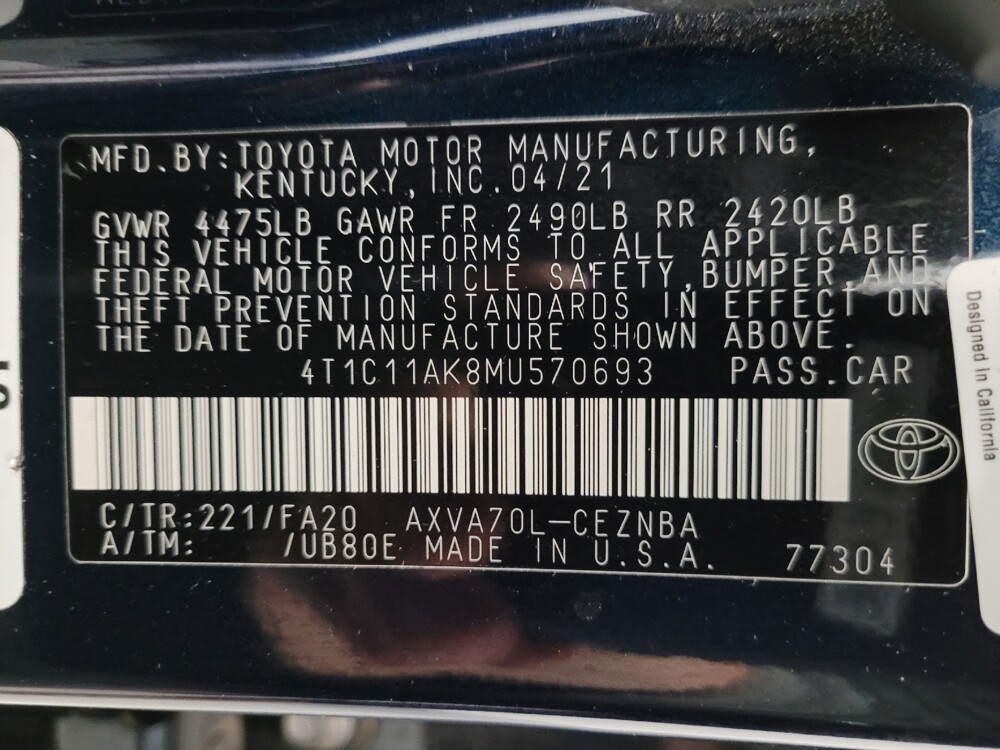 2021 Toyota Camry in Phoenix, AZ 85022 - 18093096 33