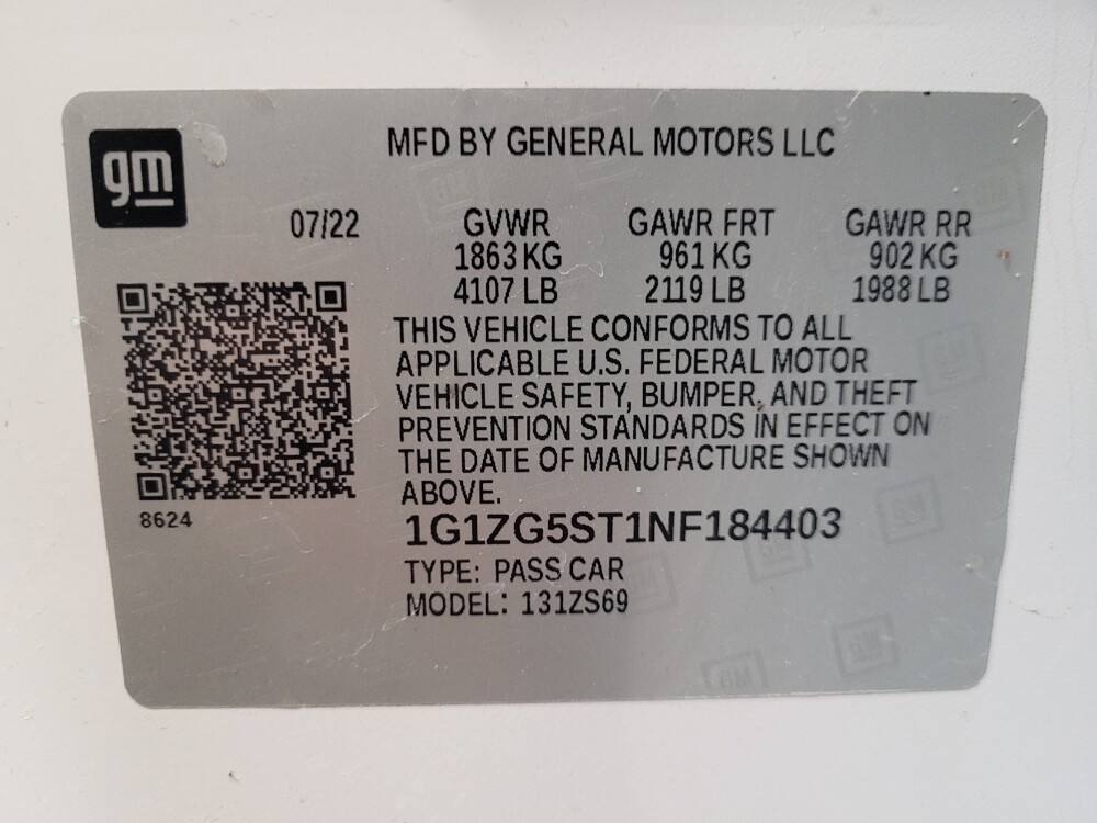 2022 Chevrolet Malibu in Gainesville, FL 32609 - 18093097 33