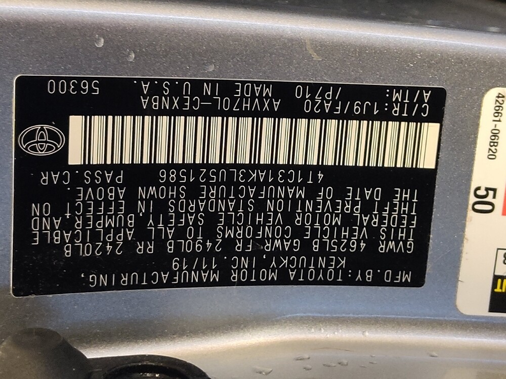 2020 Toyota Camry in Lakeland, FL 33815 - 18093098 33