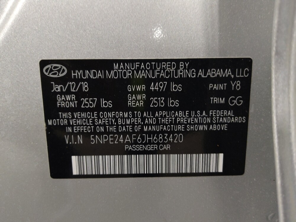 2018 Hyundai Sonata in Macon, GA 31210 - 18093100 33