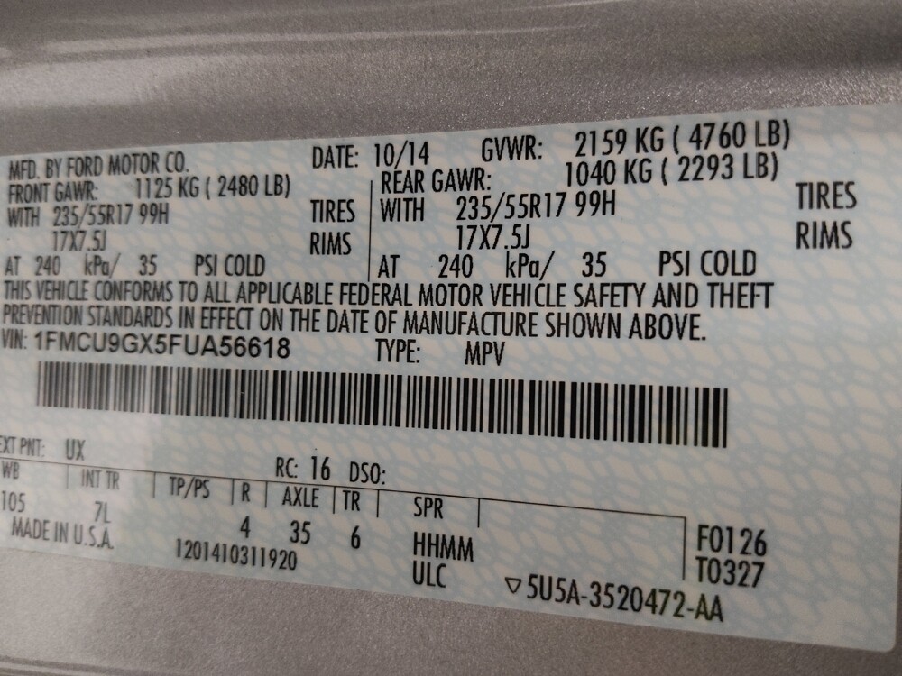 2015 Ford Escape in Tallahassee, FL 32304 - 18093101 33