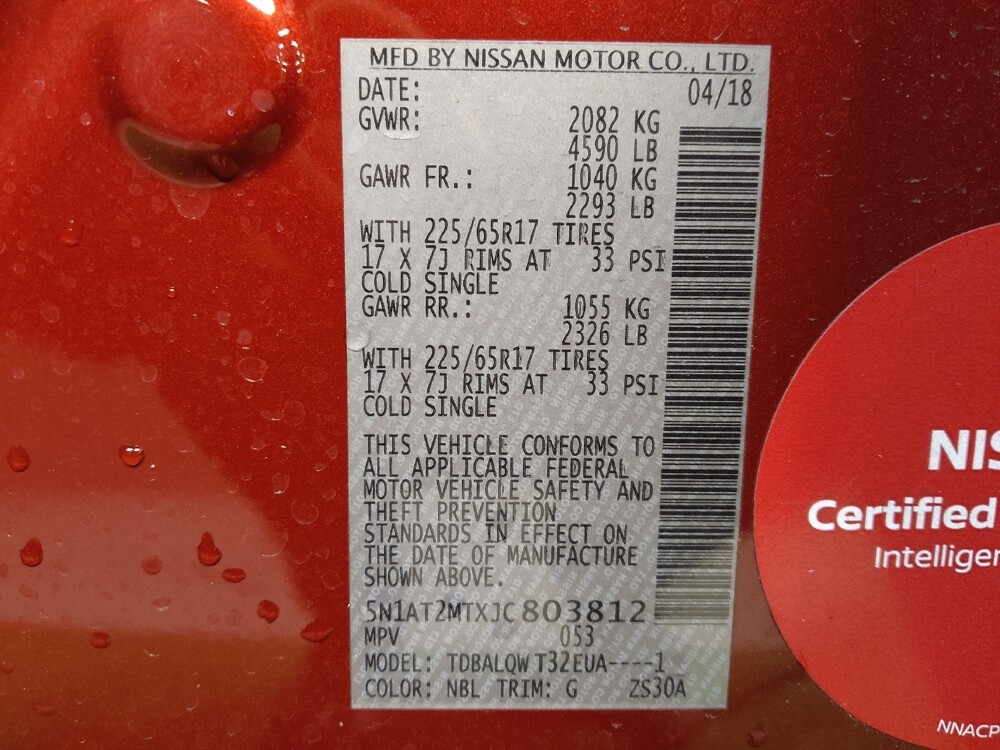 2018 Nissan Rogue in Lakeland, FL 33815 - 18093104 33