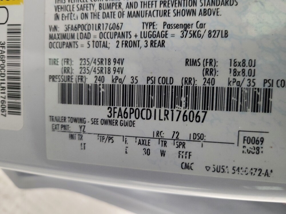 2020 Ford Fusion in Las Vegas, NV 89104 - 18093111 33