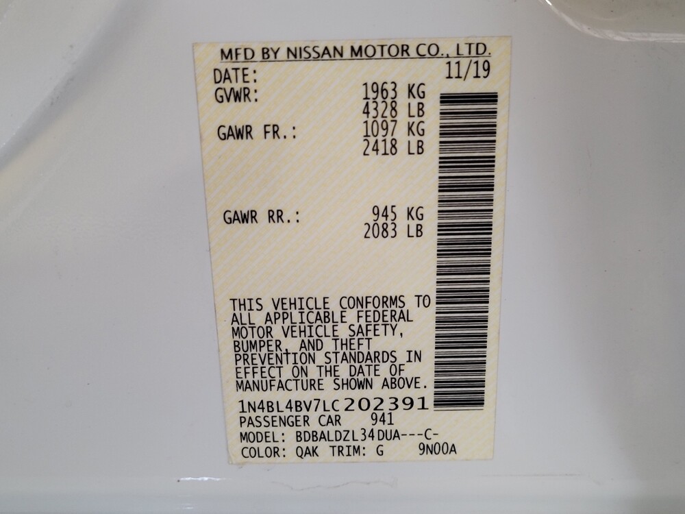 2020 Nissan Altima in Hialeah, FL 33014 - 18093115 33