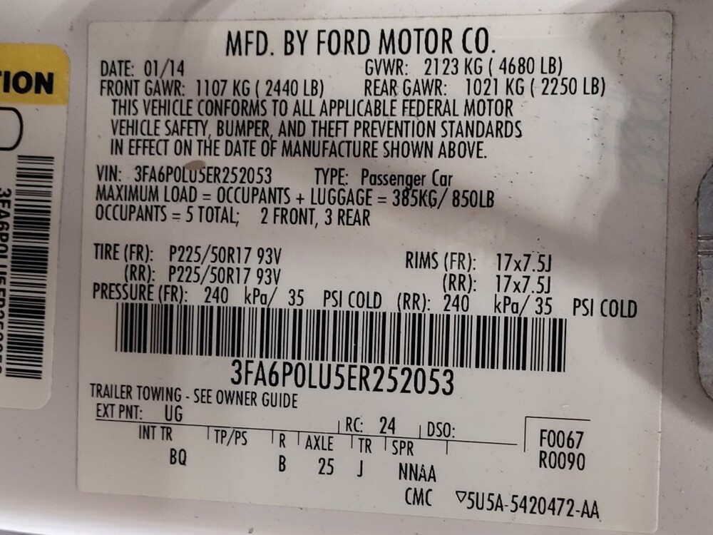 2014 Ford Fusion in Jacksonville, FL 32210 - 18093125 33