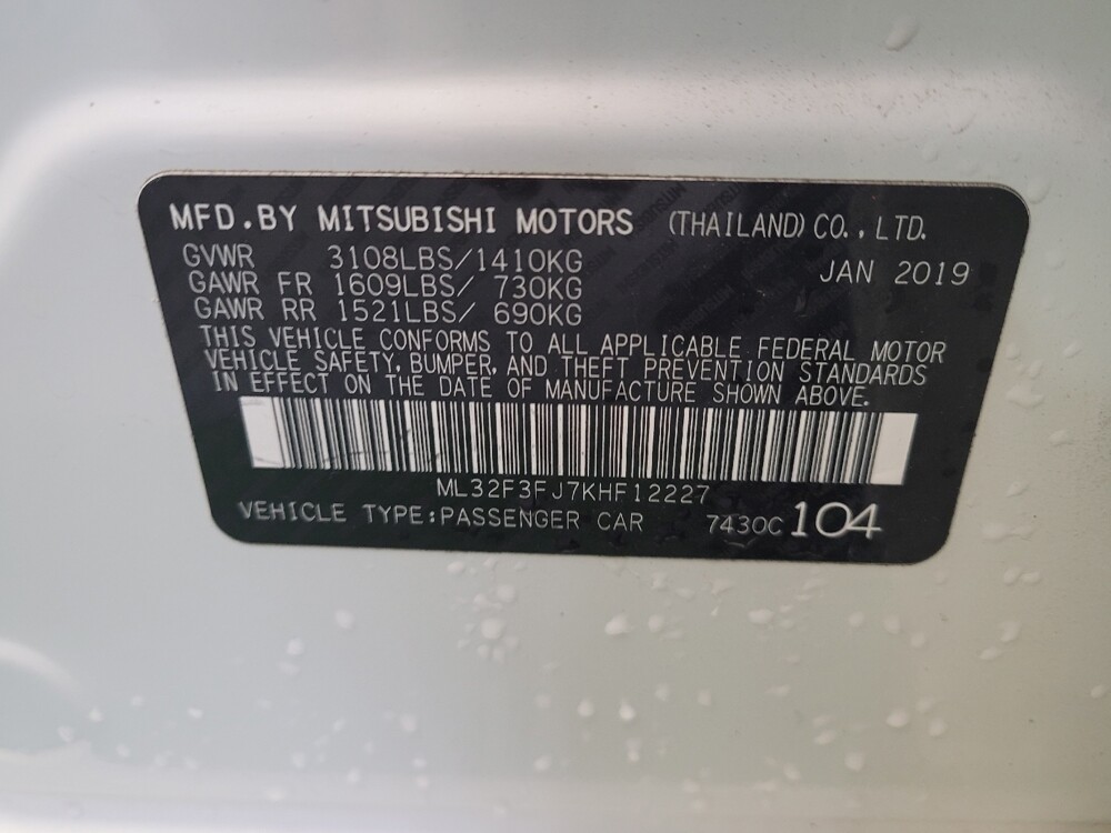 2019 Mitsubishi Mirage G4 in Toledo, OH 43617 - 18093185 33