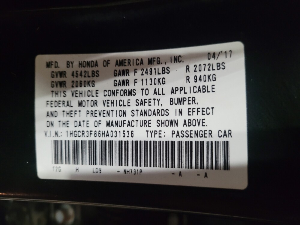 2017 Honda Accord in Richmond, VA 23235 - 18093193 33