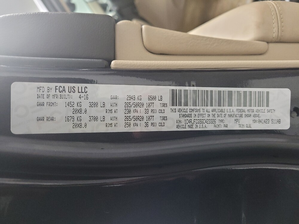 2016 Jeep Grand Cherokee in Eastpointe, MI 48021 - 18093221 33