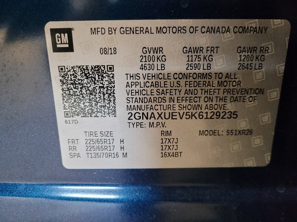 2019 Chevrolet Equinox in Jacksonville, FL 32210 - 18093230 33