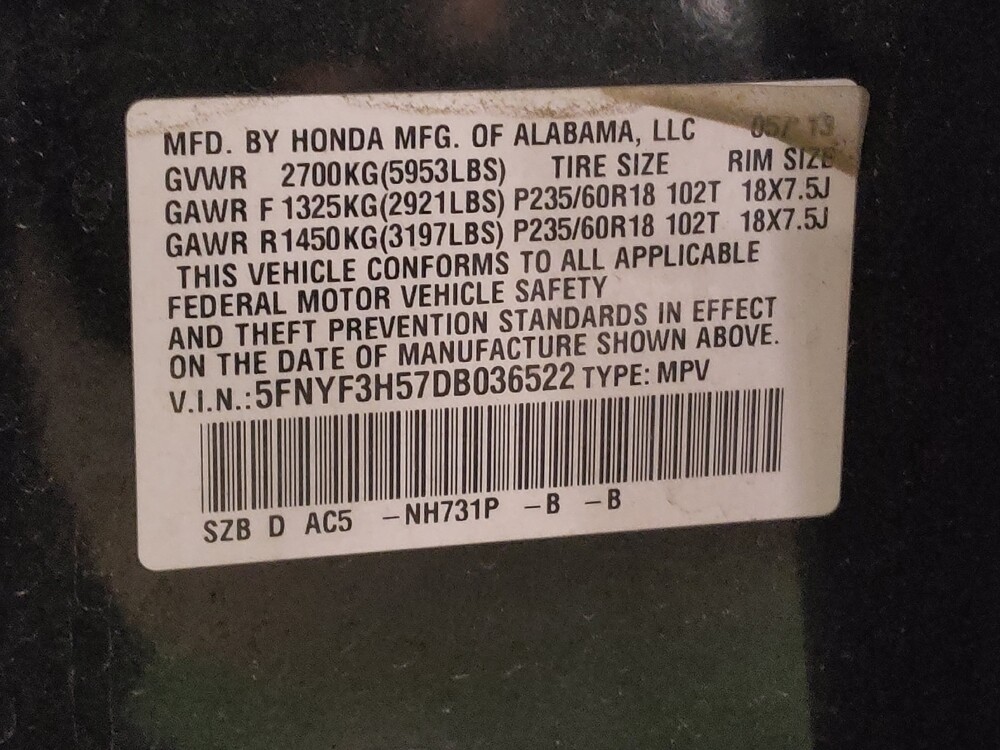 2013 Honda Pilot in Arlington, TX 76011 - 18093236 33