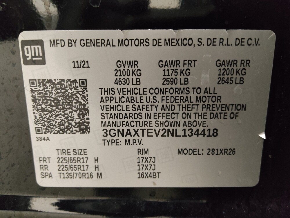 2022 Chevrolet Equinox in Midlothian, IL 60445 - 18093254 33