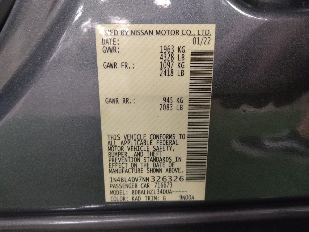 2022 Nissan Altima in Tulsa, OK 74145 - 18093259 33