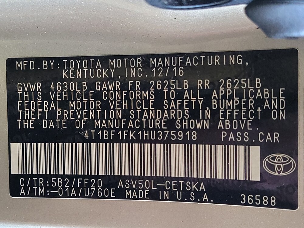 2017 Toyota Camry in Mobile, AL 36606 - 18093272 33
