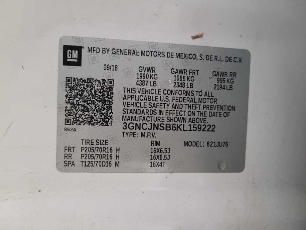 2019 Chevrolet Trax in Greenville, NC 27834 - 18093273 33