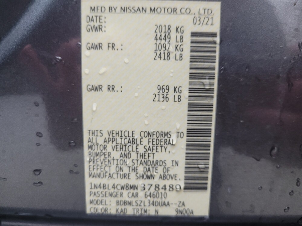 2021 Nissan Altima in Indianapolis, IN 46222 - 18093302 33