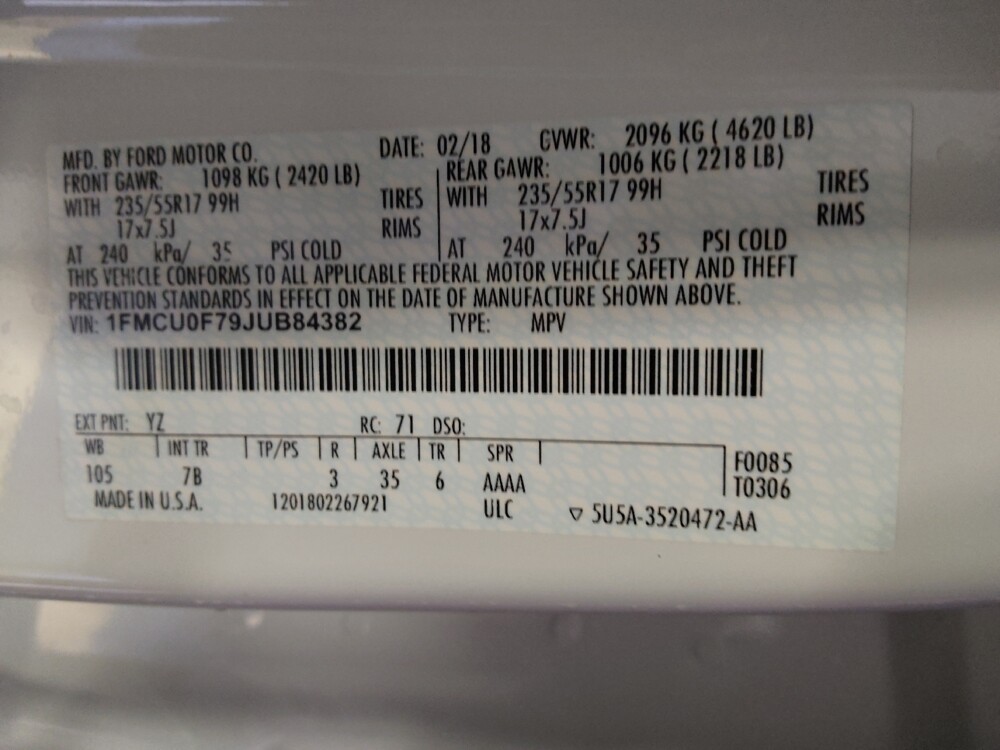 2018 Ford Escape in Tucson, AZ 85705 - 18093306 33