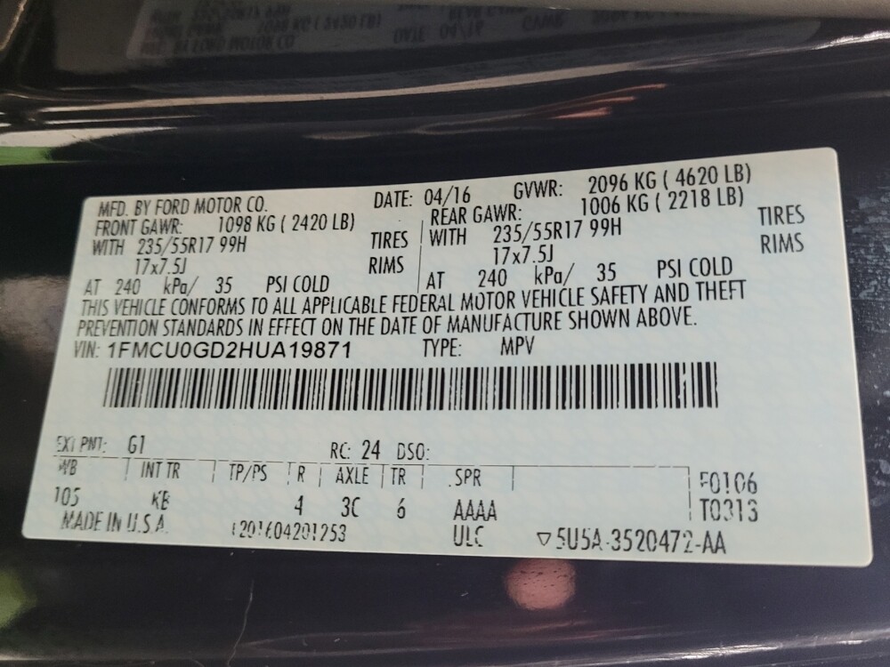 2017 Ford Escape in Clearwater, FL 33764 - 18093308 33