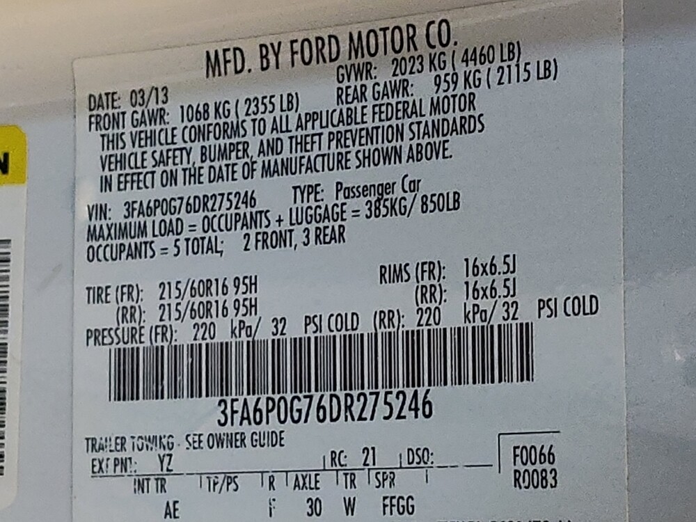 2013 Ford Fusion in Gastonia, NC 28056 - 18093334 33