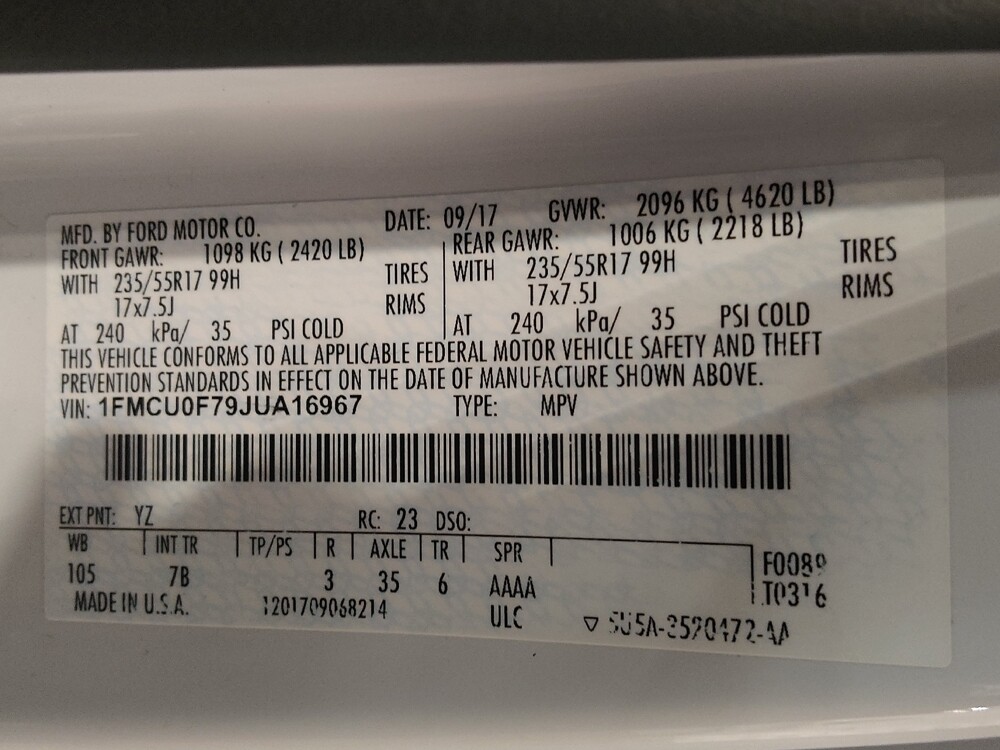 2018 Ford Escape in Fort Worth, TX 76116 - 18093337 33