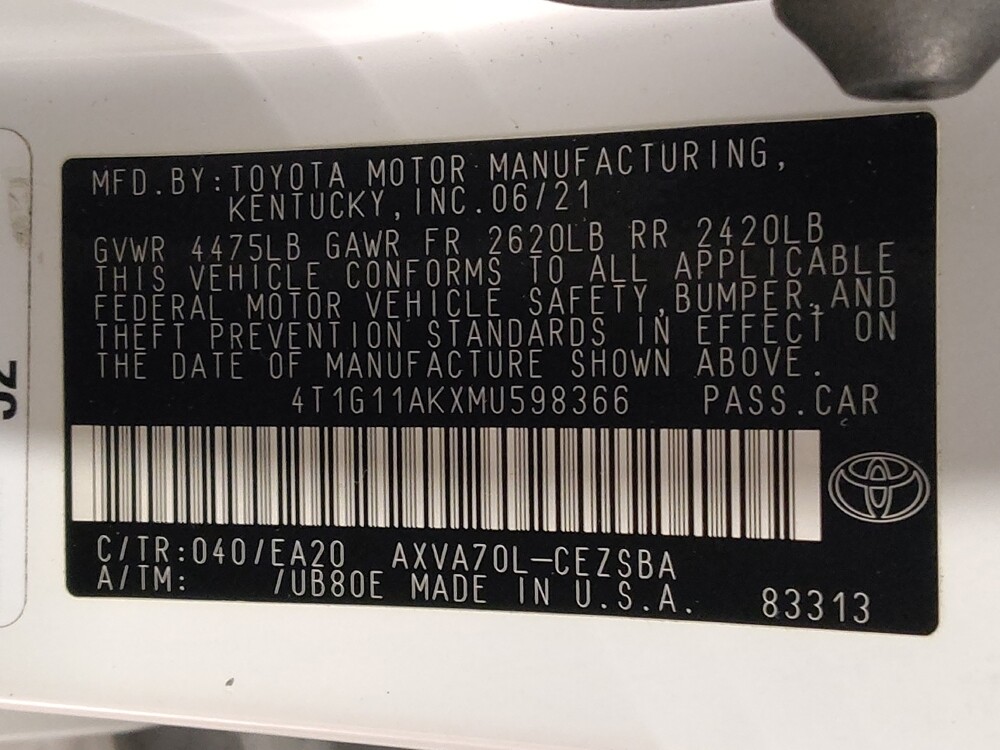 2021 Toyota Camry in Fort Worth, TX 76116 - 18093338 33