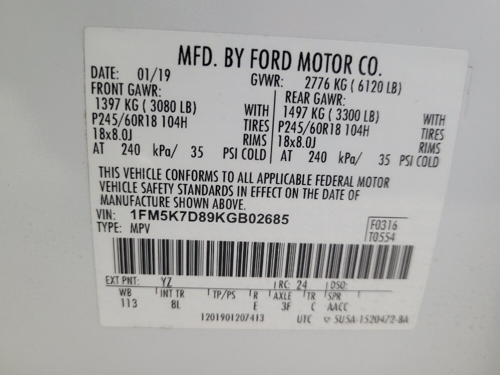 2019 Ford Explorer in Augusta, GA 30907 - 18093349 33