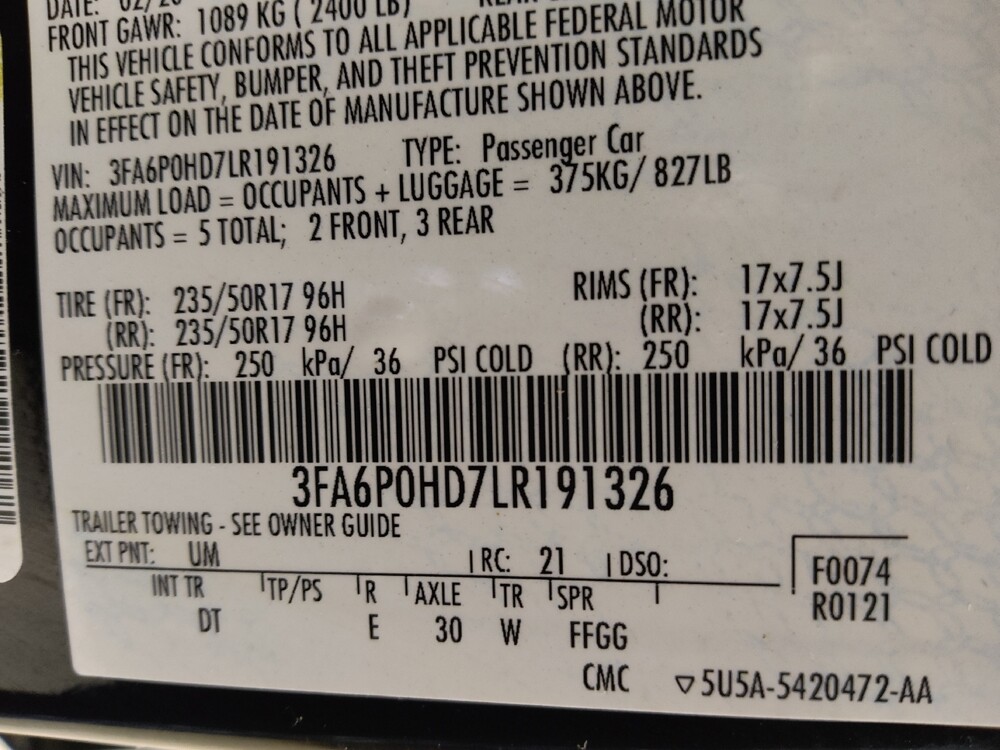 2020 Ford Fusion in Chattanooga, TN 37421 - 18093357 33