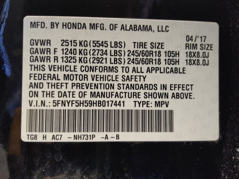 2017 Honda Pilot in Mesa, AZ 85210 - 18093362 33
