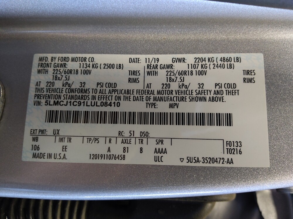 2020 Lincoln Corsair in Albuquerque, NM 87123 - 18093374 33