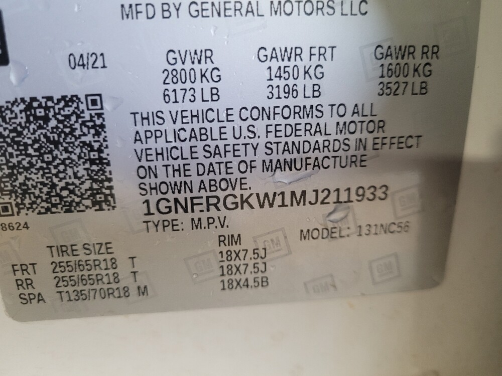 2021 Chevrolet Traverse in Chattanooga, TN 37421 - 18093378 33