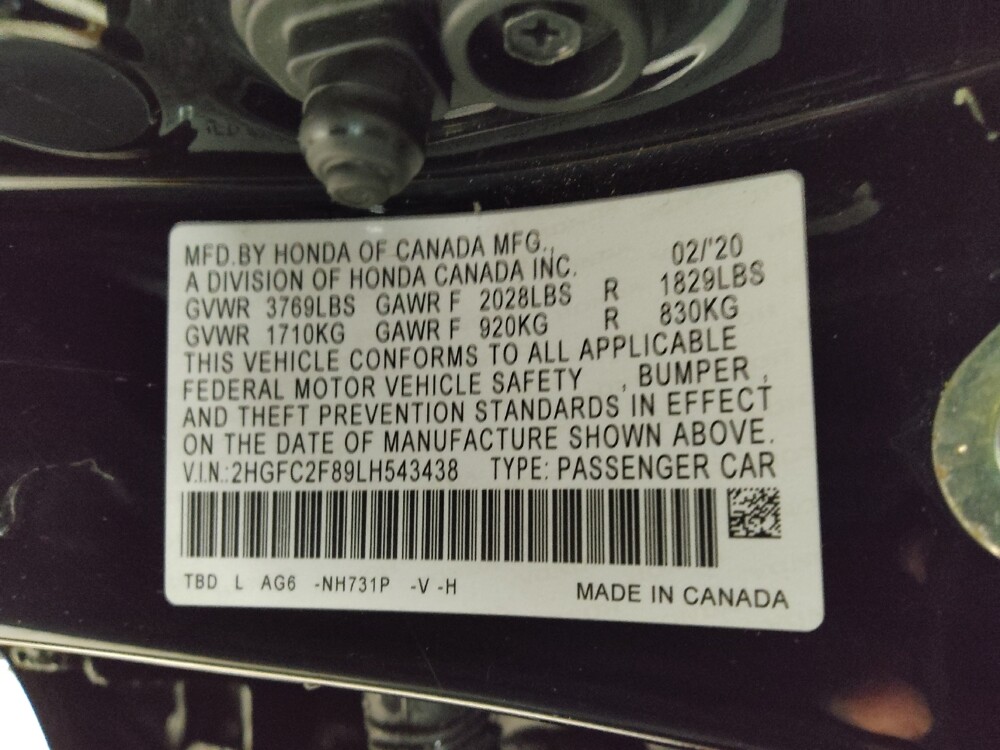 2020 Honda Civic in Stone Mountain, GA 30083 - 18093382 33