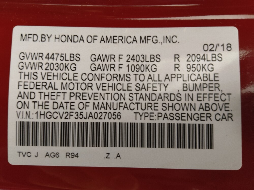 2018 Honda Accord in St. Louis, MO 63125 - 18093482 33