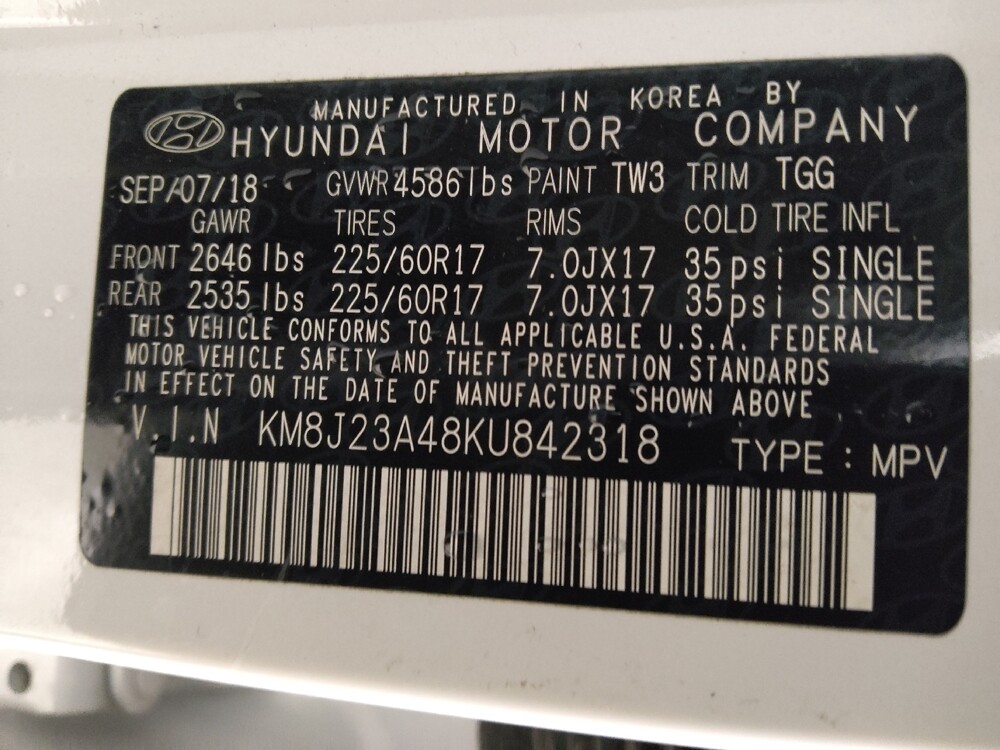 2019 Hyundai Tucson in Conyers, GA 30094 - 18093501 33