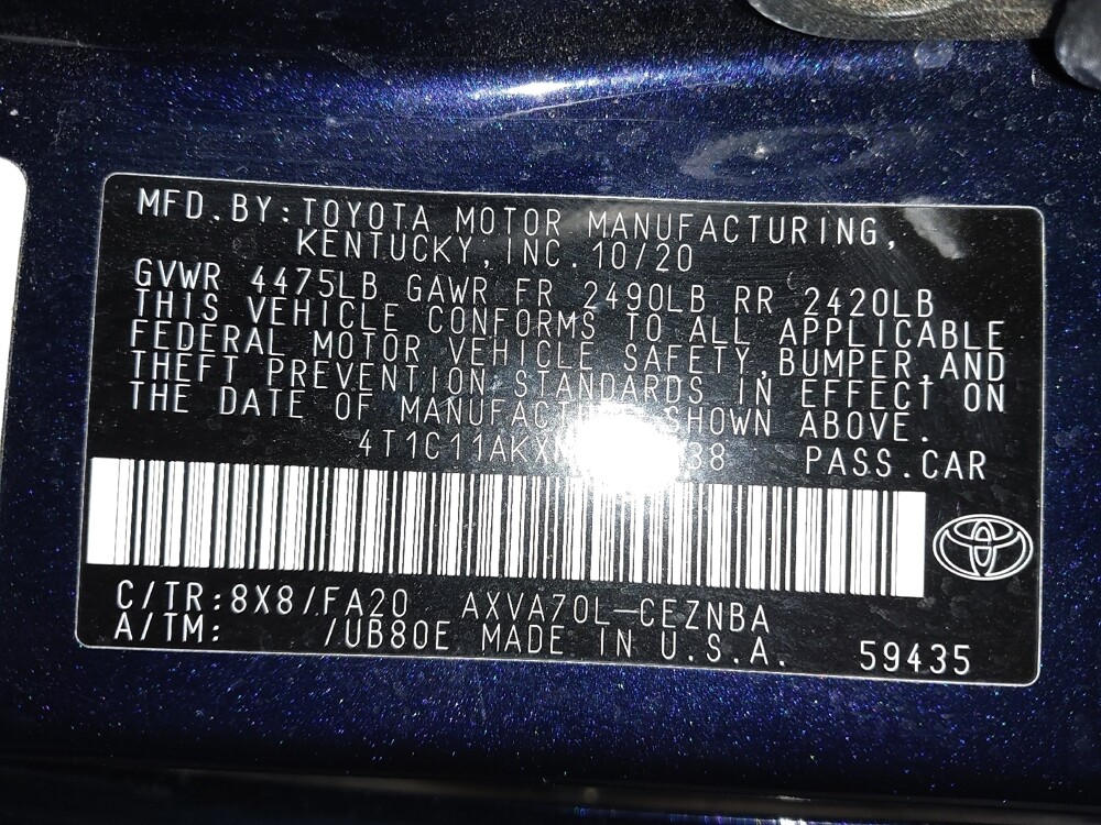 2021 Toyota Camry in Tyler, TX 75701 - 18093507 33