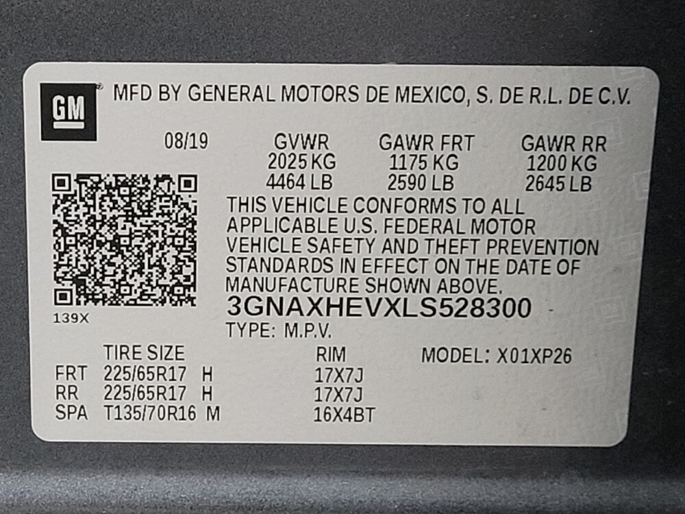 2020 Chevrolet Equinox in Albuquerque, NM 87123 - 18093525 33