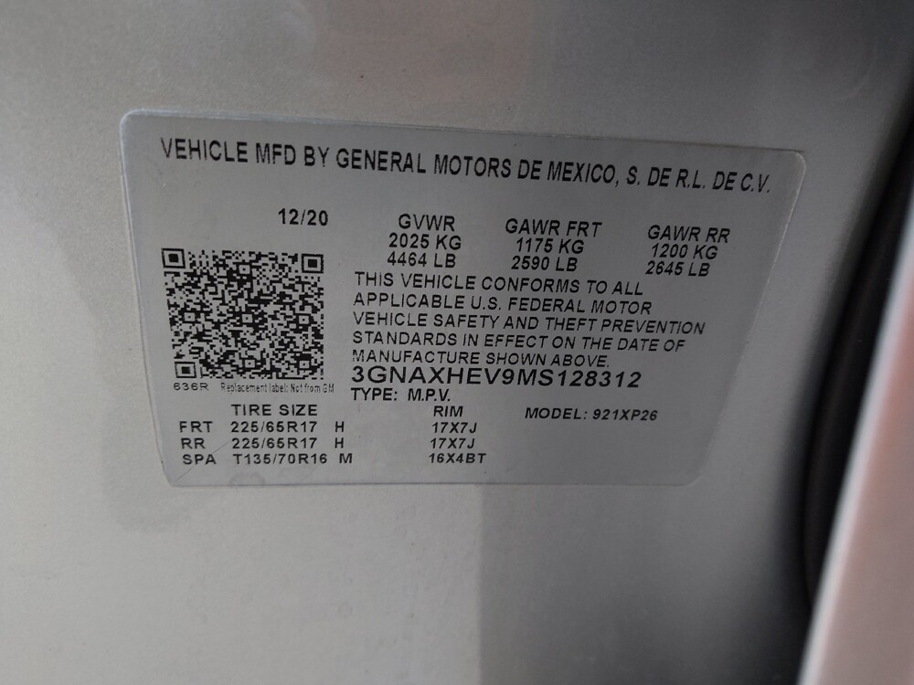 2021 Chevrolet Equinox in Fort Worth, TX 76116 - 18093540 33