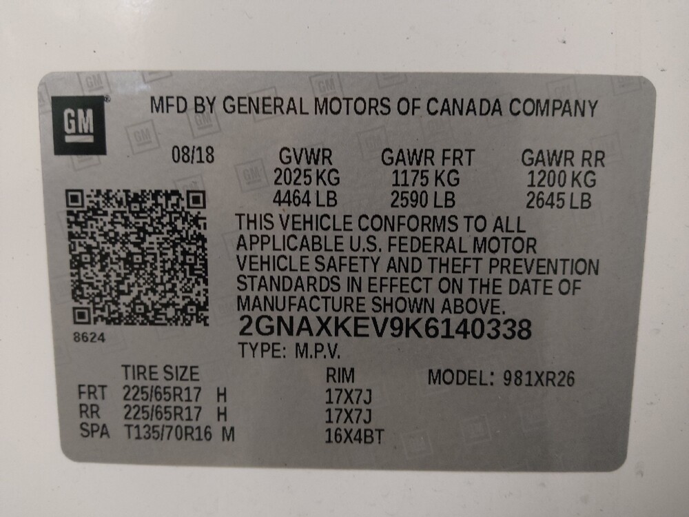 2019 Chevrolet Equinox in Pelham, AL 35124 - 18093545 33