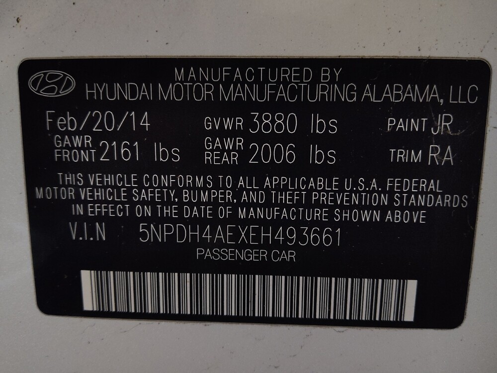 2014 Hyundai Elantra in West Palm Beach, FL 33409 - 18093547 33