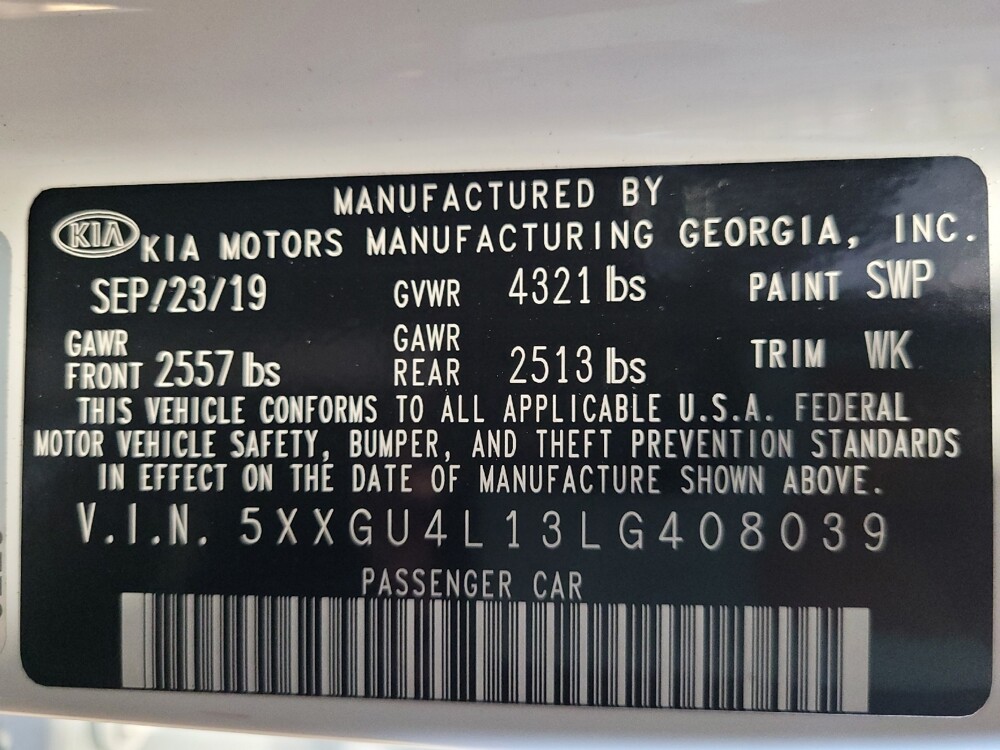 2020 Kia Optima in West Palm Beach, FL 33409 - 18093558 33