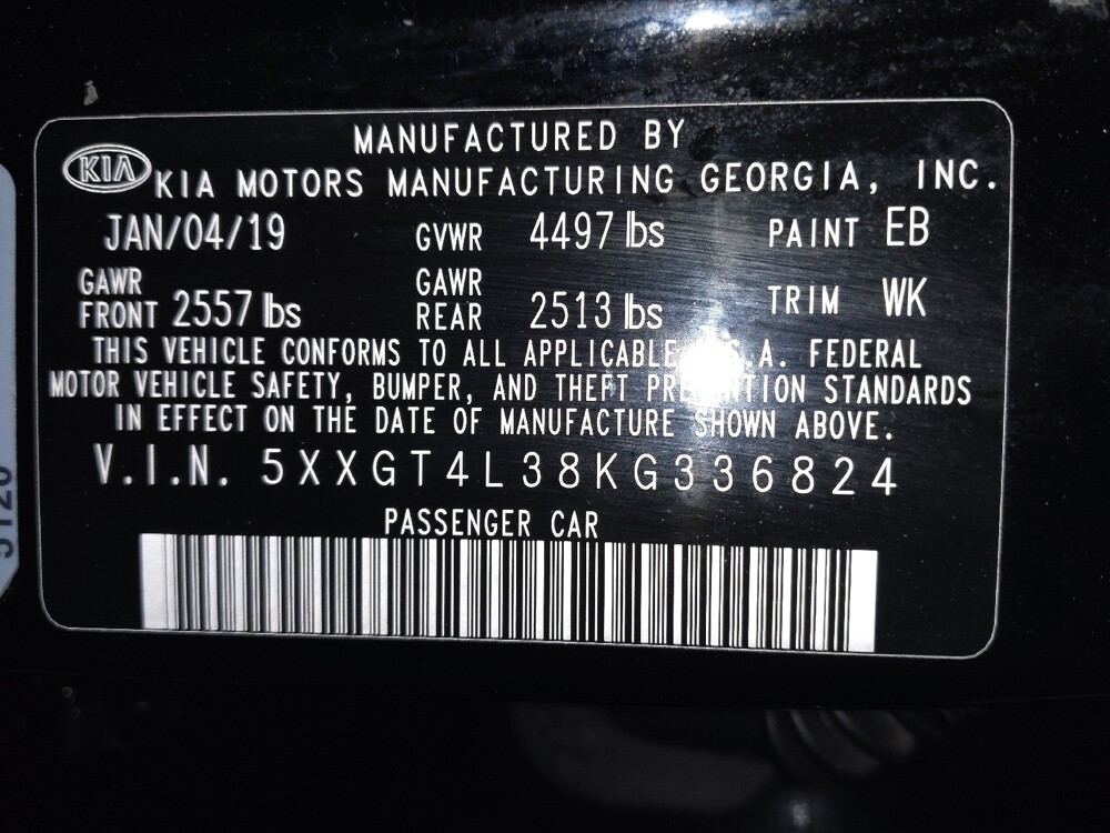 2019 Kia Optima in Gastonia, NC 28056 - 18093592 33