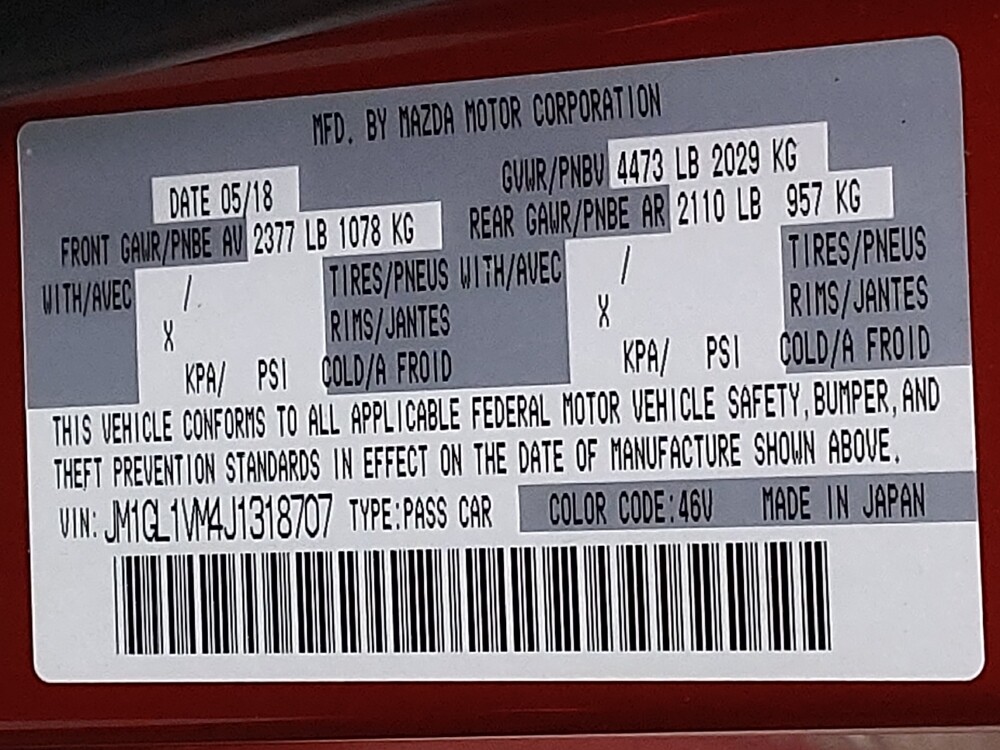 2018 Mazda MAZDA6 in Gastonia, NC 28056 - 18093593 33