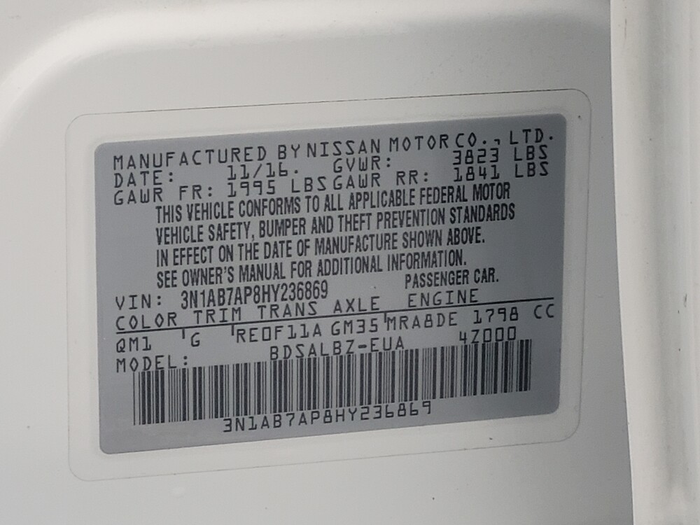 2017 Nissan Sentra in Antioch, TN 37013 - 18093600 33