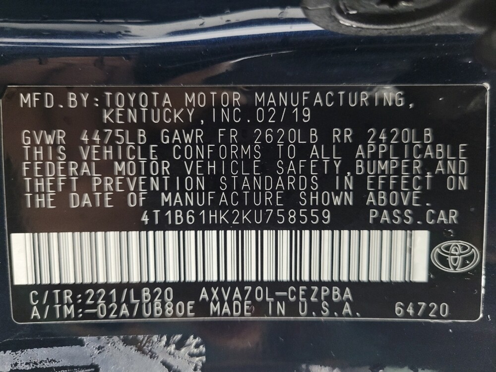 2019 Toyota Camry in Memphis, TN 38115 - 18093609 33