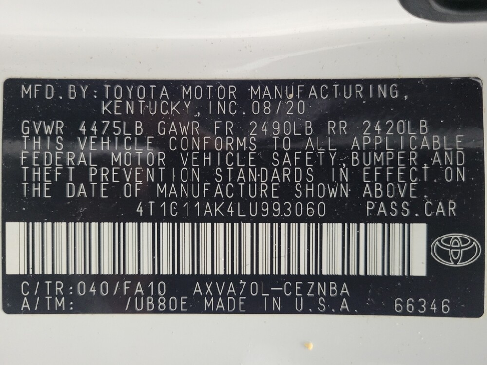 2020 Toyota Camry in Huntsville, AL 35816 - 18093610 33