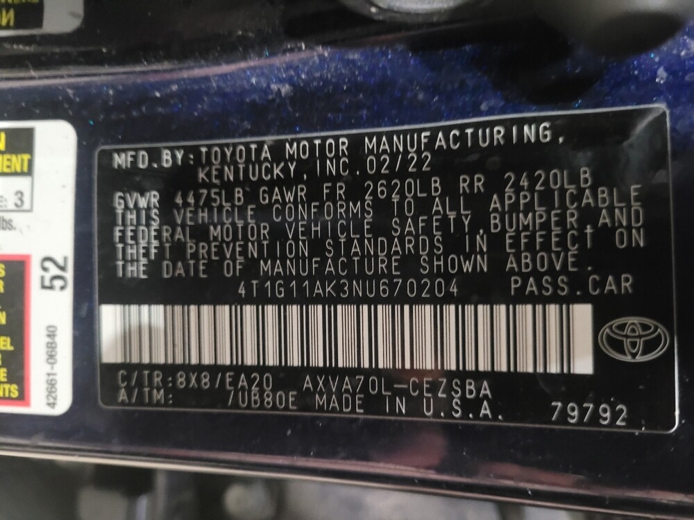 2022 Toyota Camry in Laurel, MD 20724 - 18093647 33