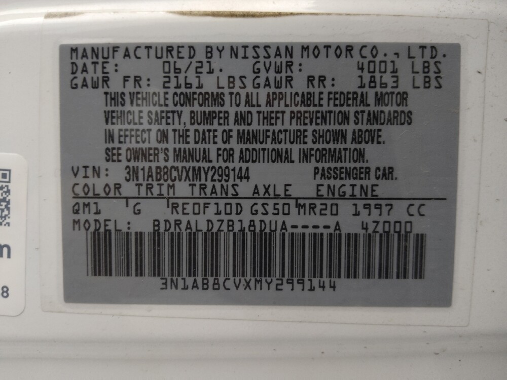 2021 Nissan Sentra in Gladstone, MO 64118 - 18093652 33