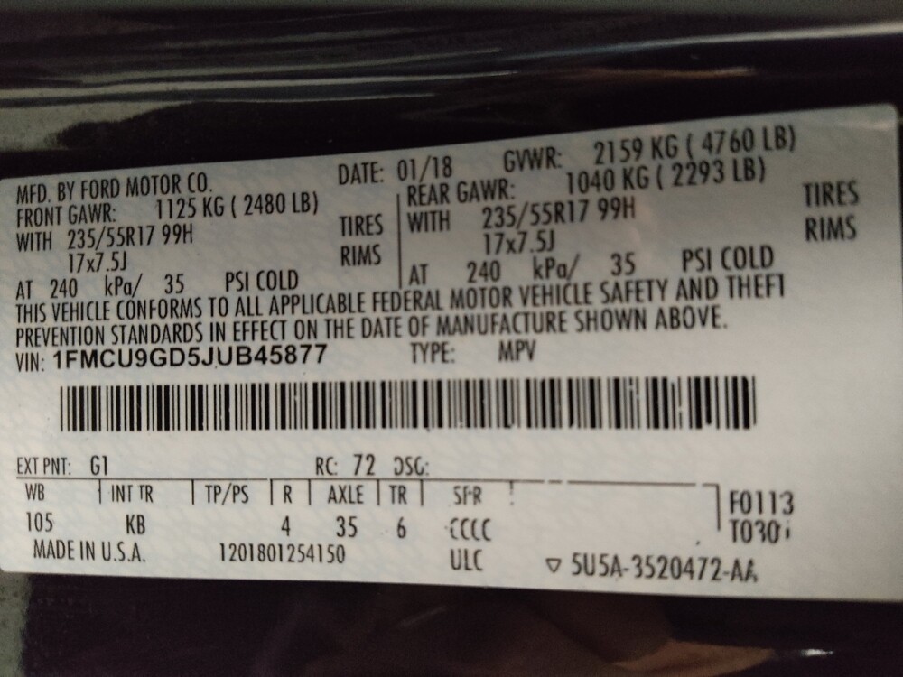 2018 Ford Escape in Des Moines, IA 50310 - 18093657 33