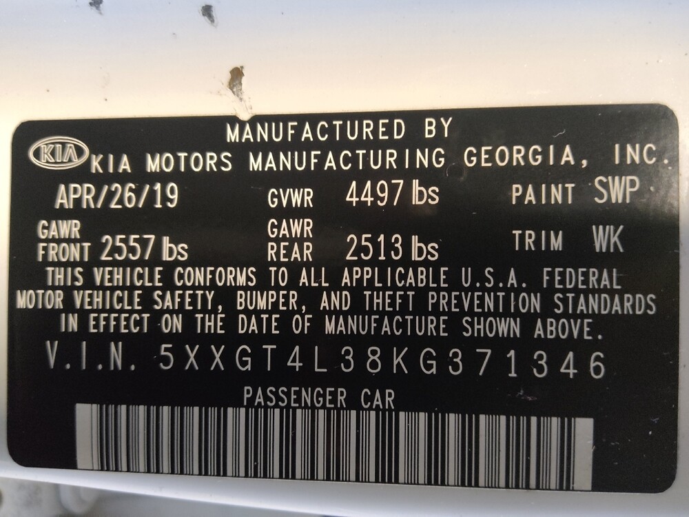 2019 Kia Optima in Gainesville, FL 32609 - 18093686 33