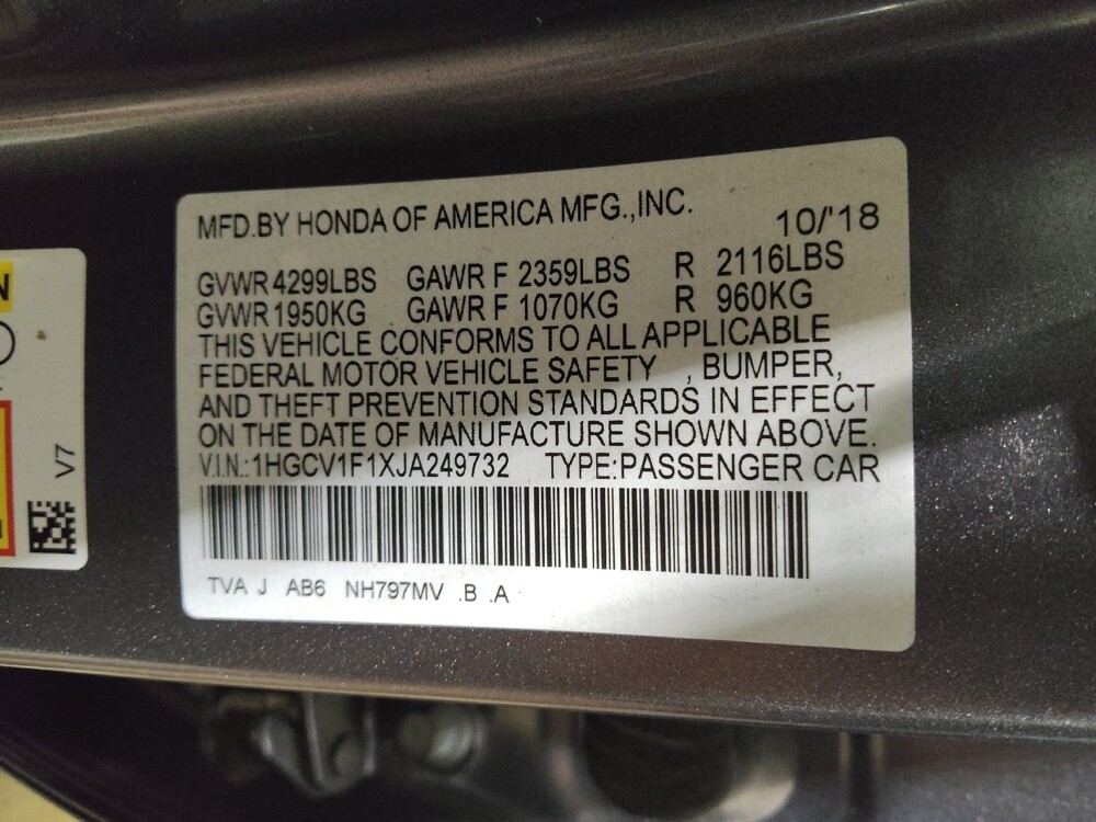 2018 Honda Accord in Tulsa, OK 74145 - 18093699 33