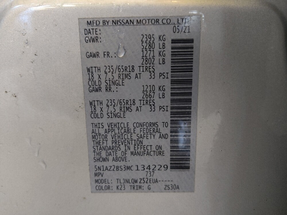 2021 Nissan Murano in Clearwater, FL 33764 - 18093736 33