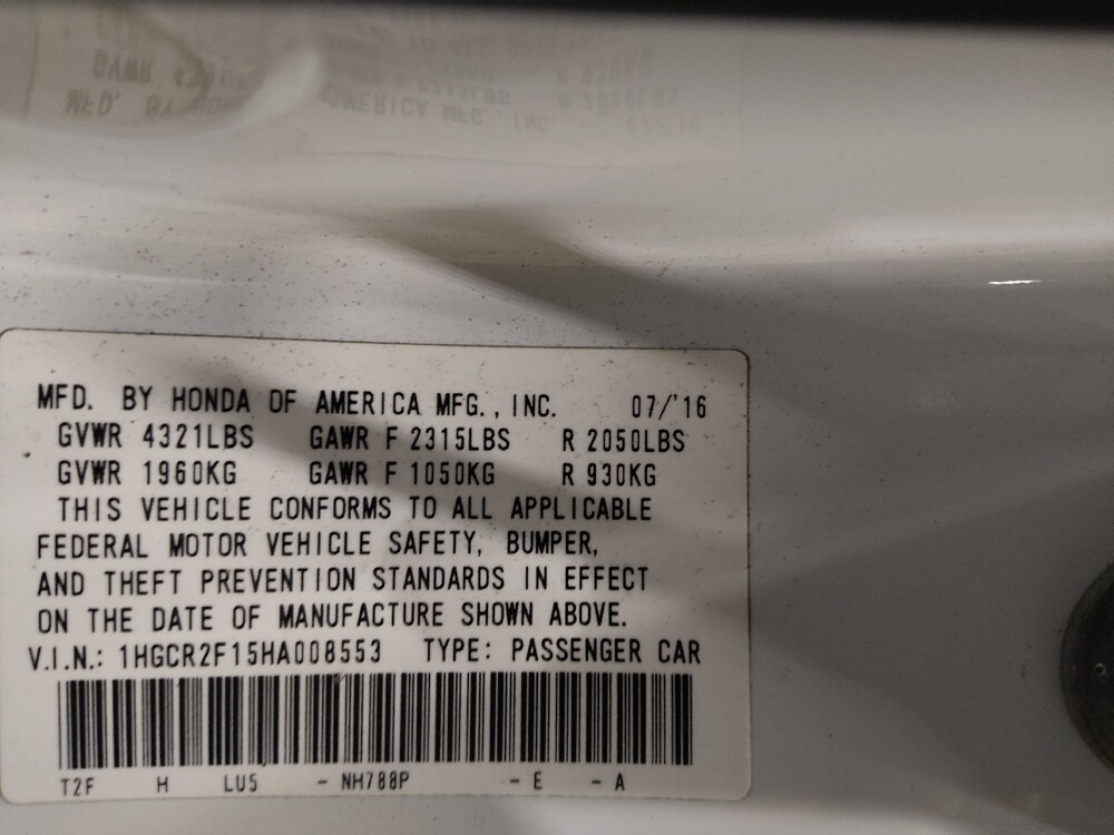 2017 Honda Accord in Glen Burnie, MD 21061 - 18093740 33